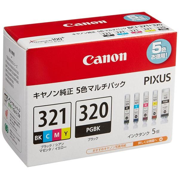 キャノン純正 インクカ-トリッジ マルチパック BCI-321+320 キャノン純正 インクカ-トリッジ マルチパック BCI-321+320