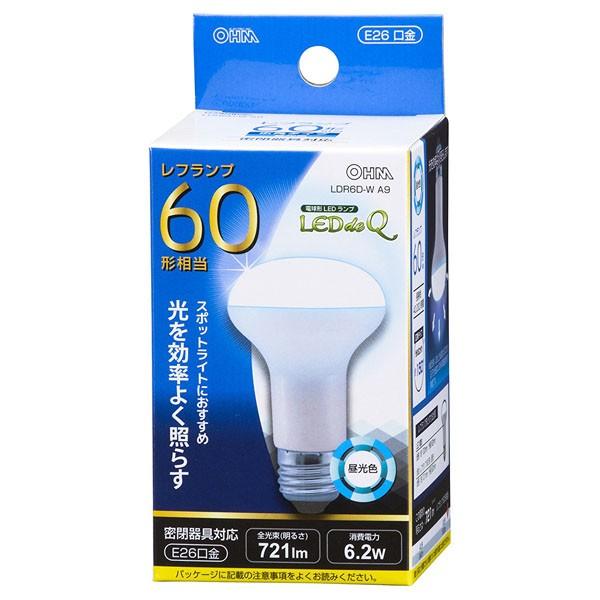 (未使用･未開封品)　オーム電機 LED電球 レフランプ形 60形相当 E26 昼光色 [品番]06-0772 LDR6D-W A9 wyeba8q OHM オーム電機 LED電球 レフランプ形 60形相当 E26 昼光色