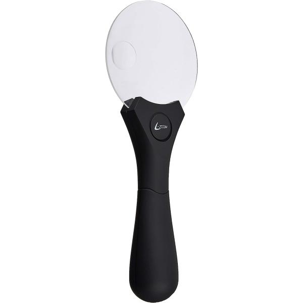 《商品詳細》 ● 光学レンズにより、約３倍、約４．５倍（サブレンズ使用時）に拡大されます。 ● メインレンズはフチがなく見やすいです。 ● 大型レンズなのに軽量（約８５ｇ）、また持ち手はラバーで持ちやすいです。 ● ＬＥＤライト３灯搭載で、...