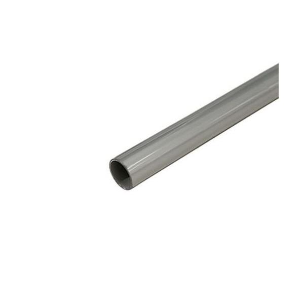 ●鉄パイプにプラスチックをコーティングした丈夫で軽くサビに強いパイプです。■商品サイズ　Φ28×30cm　 ■材質　鉄＋プラスチック  ■ カラー パールシルバー