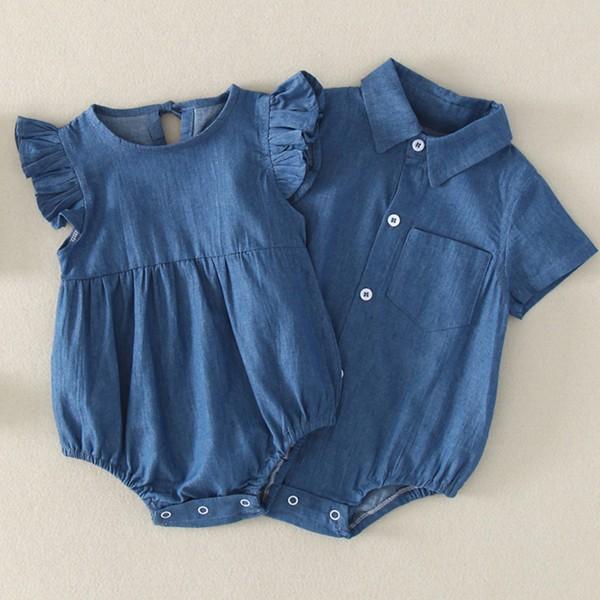 子供服 女の子 男の子 キッズ 子ども カーターズ ボディースーツ パーティ カバーオール ロンパース 肌着 デニム 入園式 卒園式 韓国子供服 60 70 80 90cm Ln0709 Encore 通販 Yahoo ショッピング