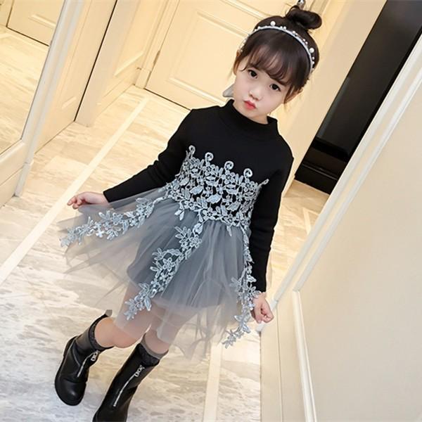 子供 ワンピース キッズ 長袖 韓国子供服 子どもドレス 女の子 ピアノ 発表会 合唱団 七五三 キッズ ワンピース ベビードレス 可愛い 黒ワンピ 90 140cm Ln1167 Encore 通販 Yahoo ショッピング