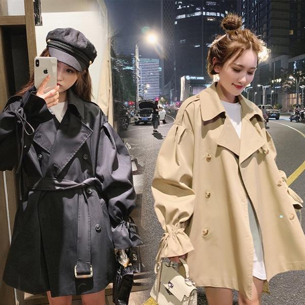 ジャケット コート レディース 春秋 長袖 40代 50代 30代 トレンチコート モッズコート オシャレ カジュアル 着痩せ 韓国風 通勤 ゆったり きれいめ 2色 Y Encore 通販 Yahoo ショッピング