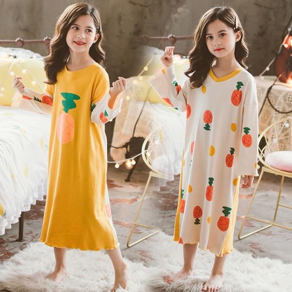 子供パジャマ キッズパジャマ 春秋 女の子 可愛い キッズパジャマワンピース 長袖 ワンピース パジャマ カジュアルキッズウエア 子とも服 ゆったり Y Encore 通販 Yahoo ショッピング