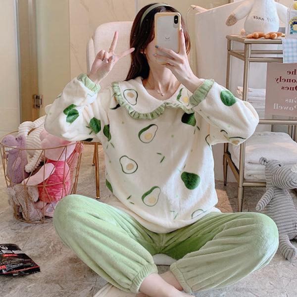 パジャマ レディース 冬 かわいい 長袖 ルームウェア 上下セット ふわふわ 裏起毛 寝巻き 部屋着 もこもこ ピンク プレゼント ふわもこ 芸能人愛用