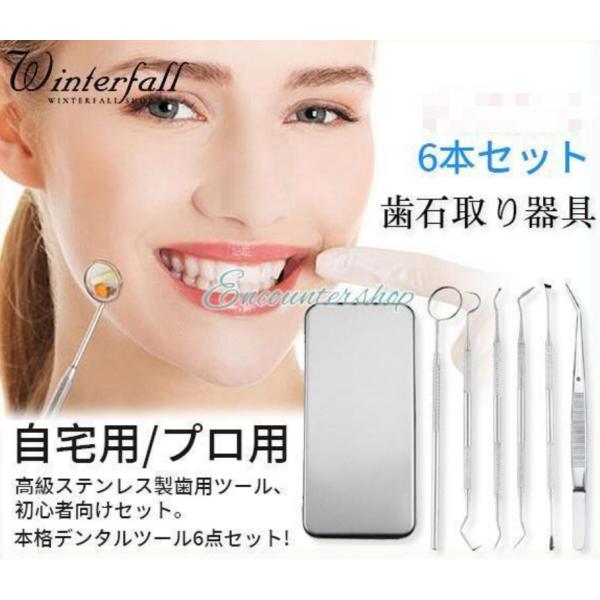 商品詳細：カラー：/画像通りサイズ：/6本セット【商品説明】自宅用 本格デンタルツール6点セット高級ステンレス製歯用ツール、初心者向けセット。自宅で本格汚れ除去、安全で高級なステンレス製を採用。食べかす、歯石、歯垢、虫歯、色素沈着に。本格的...
