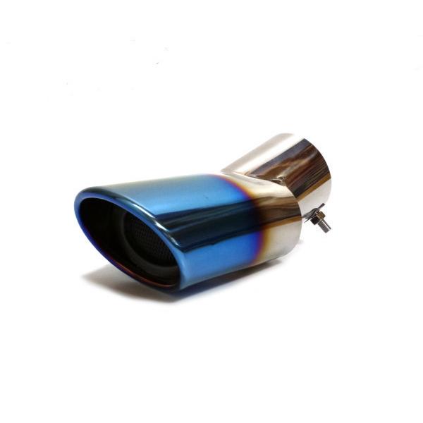 [Release date: December 23, 2025]トヨタ（HIACE）ハイエース200系7型 専用設計マフラーカッター　ステンレス製　オーバル チタンブルー チタン焼き加工　一年保証付き！セット内容 ■マフラーカッター 本体...