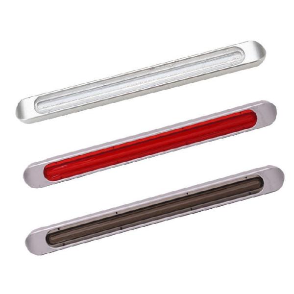 [Release date: June 4, 2018]本体×1　フレーム×1　固定ビス×2機能：ディライト50%赤、ブレーキライト100％赤、ウインカーライト流れ黄色電圧：DC10-30V；（ディライト：0.05A/0.65W；ブレーキ：...