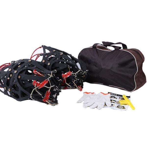 スノーチェーン 車タイヤ対応黒 簡単取付 ジャッキアップ不要 2本用小サイズs 3スノーチェーン 冬 雪道 積雪 凍結 スリップ Ej Tcs3 Endlessjapan 通販 Yahoo ショッピング