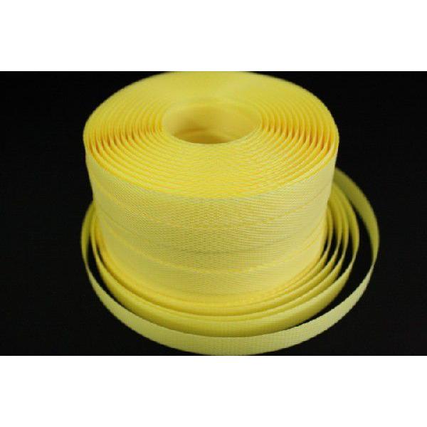 商品名：カラーＰＰバンドサイズ：約15mmＸ100m巻色：　黄色出荷単位：　1巻単位納期：　通常 翌日出荷