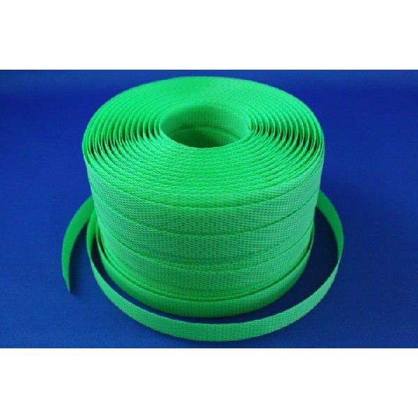 商品名：カラーＰＰバンドサイズ：約15mmX100m巻色：　みどり出荷単位：　1巻単位納期：　通常 翌日出荷