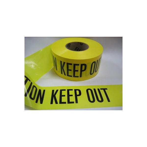 CAUTION KEEP OUT@S^Cv@oP[h댯\e[v@75mmX300m