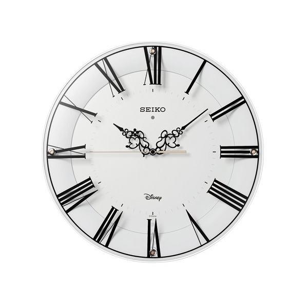 エンブレム FS506W セイコーディズニー”ミッキー＆ミニー”電波掛け時計