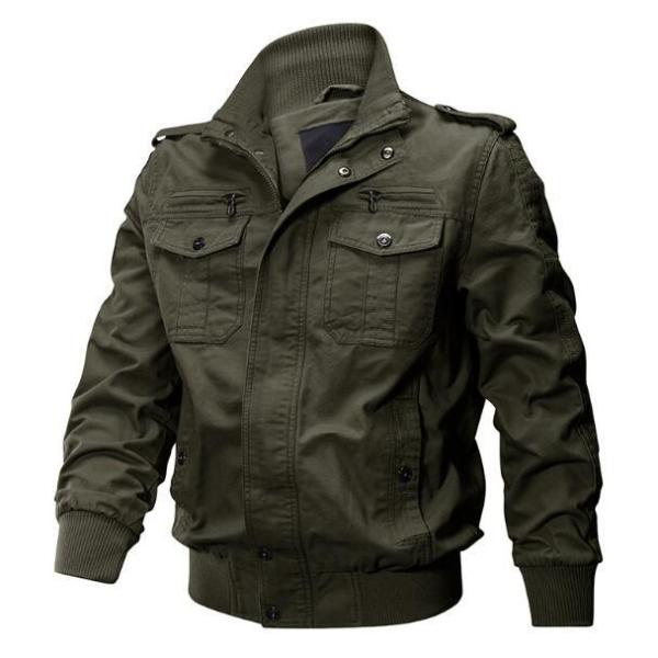 メンズ カジュアル カーゴジャケット ブルゾン 無地 ジャンパー ストリート energtech_jak-01