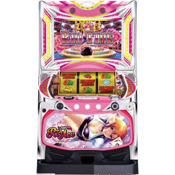 SパチスロスーパーリオエースCC コイン不要機＆ゲーム数カウンター