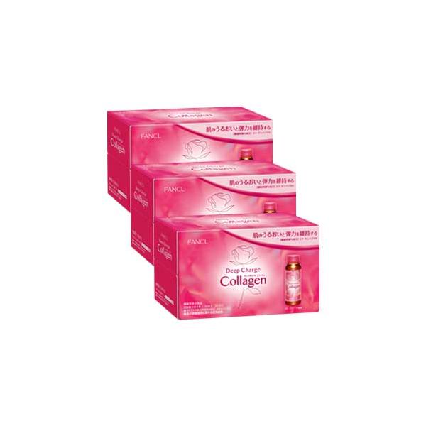 FANCL ファンケル   ディープチャージ コラーゲン ドリンク 30日分 1箱(50ml×10本)×3
