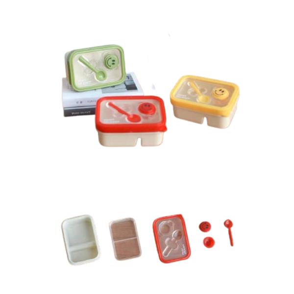 ミニチュアドールハウス用  ミニチュア 保存容器 弁当箱 フードコンテナ 全3色セット内容：写真(3)、(4)、(5)材料：プラスチックサイズ：写真(2)カラー：・レッド・グリーン・イエローミニチュア弁当箱です。手のひらサイズでリアルなデザ...