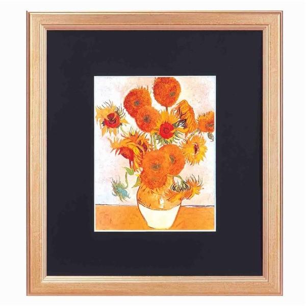 ひまわり ゴッホ　装飾フレーム付き Amazon.co.jp: トライエックス アートフレーム/静物 ゴールド