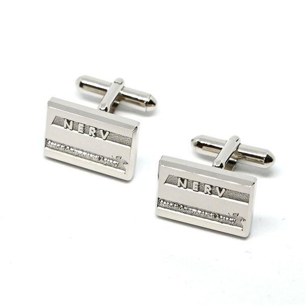 SWANK×EVANGELION（ヱヴァンゲリヲン） NERV カフス  銀 【北海道・沖縄・離島配送不可】 SWANK×EVANGELION（ヱヴァンゲリヲン） NERV カフス 銀【商工会会員店
