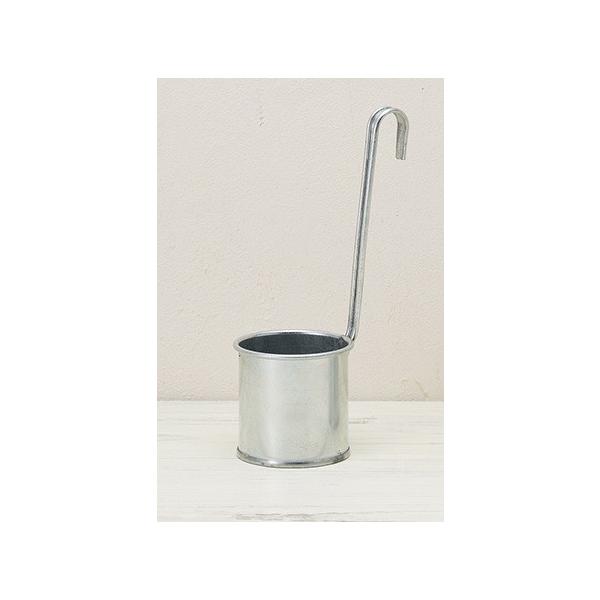 原産地：中国原材料：ブリキサイズ：約Ｗ５×Ｄ５×Ｈ１５ｃｍ鉢サイズ：Φ５×Ｈ５ｃｍ穴なし　２個セットの価格になります。※画像のお花や植物は付属されておりません。