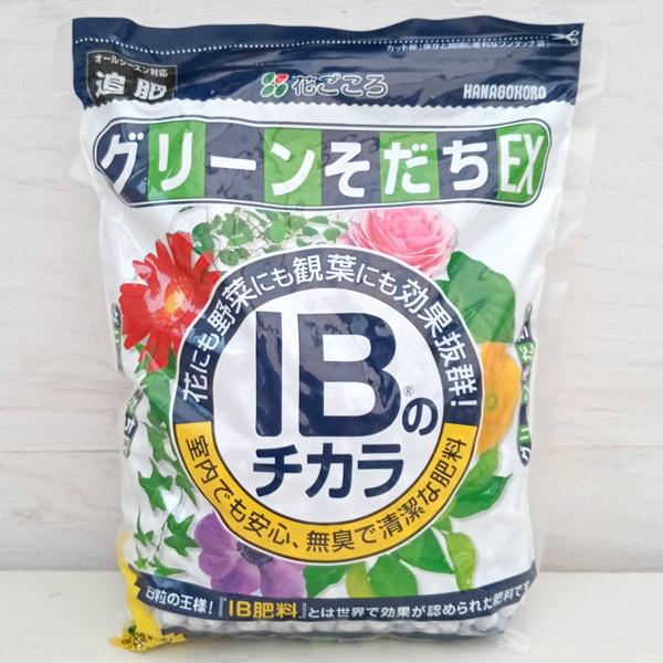 IBのチカラ グリーンそだちEX 1.4kg入り(化成肥料・10-10-10-1) : 園芸