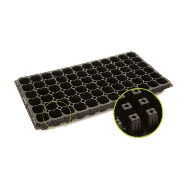 メーカー：明和手植え用のＰＥ製プラグトレーです。穴口径：３６ｍｍ　外寸：２７７Ｘ５３９Ｘ４５ｍｍ
