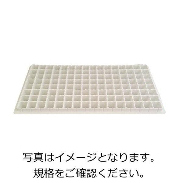 プラグ苗専用のトレーです。穴200穴（10×20列）口径23.5mm外寸　縦×横×深さ（mm）280×545×44
