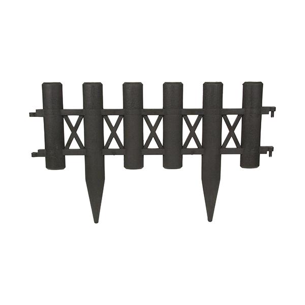 落ち着いた色合いでシックに花壇の縁を彩ります。プラスチック製なので軽くて持ち運びや作業が楽です。安心・安全の日本製です。●サイズ：幅610mm×奥行20mm×高さ360mm●ポリプロピレン●ポリエチレンメーカー：藤原産業株式会社