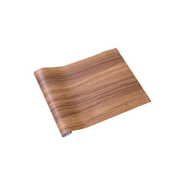 ウッド柄リメイク 簡単施工/サイズ/約縦30×横150cm(1枚)/シールタイプ・Style:ウッド柄・パッケージ個数:1・サイズ/約縦30×横150cm(1枚)・汚れやキズついたテーブルを簡単にリメイクできるシールタイプのテーブルトップ・...