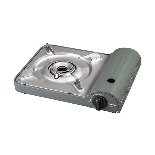 単品1) オリーブグリーン/オリーブグリーン/IGC-E1-G・Size:オリーブグリーンPatternName:単品・パッケージ個数:1・オシャレなオリーブグリーンのカセットコンロでアウトドアを楽しもう・スマートボディー設計：本体の高さを...