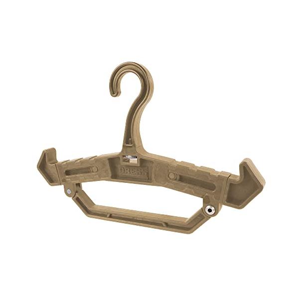 可変式ギミック搭載TAN-50/フリー/4571443176080・Color:TAN-50・●ウェーダーやフローティングゲームベストの収納時に最適下部のハンドル部は ピンを片方外すこと で開閉でき、ウェー ダーのブーツ等を 挟んで吊るすこ...