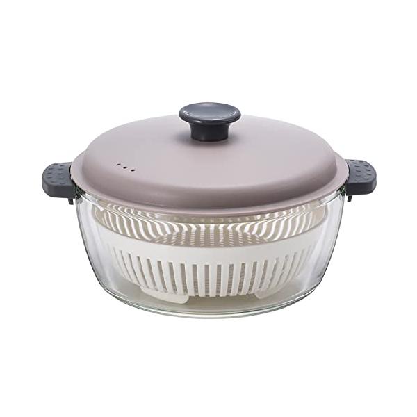 グレー/2 L/LLG486・Size:2 LColor:グレー・パッケージ個数:1・商品サイズ：幅25.1×奥行20.2×高さ9cm・重量：1.115kg・素材・材質：本体／耐熱ガラス（耐熱温度400℃、耐熱温度差120℃、耐冷温度−20...