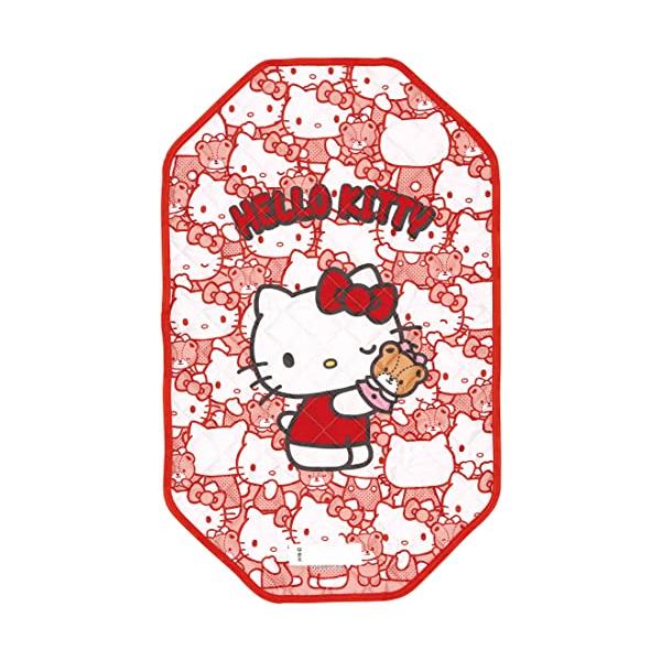 キティ/Small/BCV1・Color:キティSize:Small・パッケージ個数:1・サイズ:約60×100cm/材質:ポリエステル/原産国:中国・コット(簡易ベッド)カバーSサイズ、名前が記入できる「お名前タグ」付き・裏面:通気性に優...