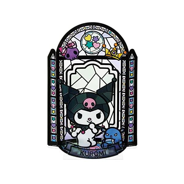 クロミ-/-/KT-014・PatternName:クロミ・(C) '23 SANRIO (L)・組み立て簡単、接着剤不要の「クミテラ」 ステンドグラスシリーズにサンリオキャラクターズの新商品が登場