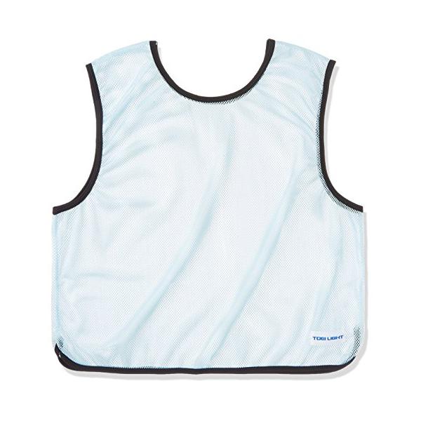 メッシュベストサックスブルー/(約)肩幅42×裾幅55×着丈59cm/B-3084S・Color:サックスブルー・パッケージ個数:1・重量 : (約)50g/枚・サイズ : (約)肩幅42×裾幅55×着丈59cm・素材 : ポリエステルメッシュ