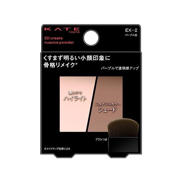 EX-2/34g/4973167518823・Color:EX-2・パッケージ個数:1・ハイライト＆ニュアンスカラーシェードでくすまず明るい小顔印象に骨格リメイク　メイクアップ効果