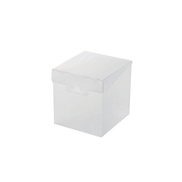 リフトオフリッド付きのクリアな長方形のボックスクリア/幅136mm×高さ146mm×奥行152mm/CCD-MB01CR・Color:クリア・パッケージ個数:1・サイズ:幅136mm×高さ146mm×奥行152mm・重量:128g・入り数:...