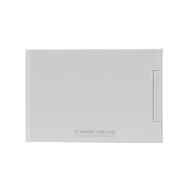 SD/microSD各16枚収納可能ホワイト/-/704486・Color:ホワイトStyle:SD/microSD各16枚収納可能・パッケージ個数:1・プラスチック外装を採用したハードタイプのSDカードケース・SDカード/microSDカ...