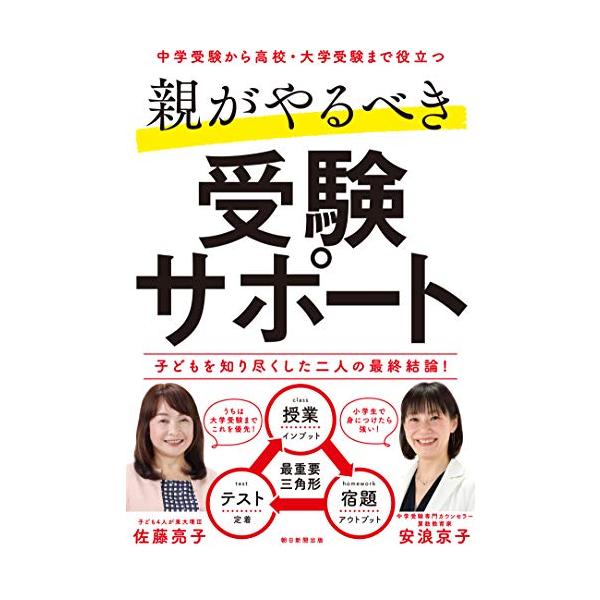 受験界のカリスマ、佐藤ママときょうこ先生による初のコラボ本 偏差値30台の子も最難関を狙う子も、ママがするべき「サポート」は同じ。 ふたりの対談と、それぞれのサポートノウハウで構成し、 ノートの作り方、試験対策、宿題サポート、過去問の取り組...