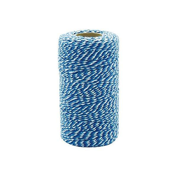 巻糸ホワイト/ネイビー/高さ105×幅55mm/GS555-266H・Color:ホワイト/ネイビー・パッケージ個数:1・サイズ : 高さ105×幅55mm、長さ100m・カラー : ホワイト/ネイビー・材質 : コットン35%、ポリエステ...