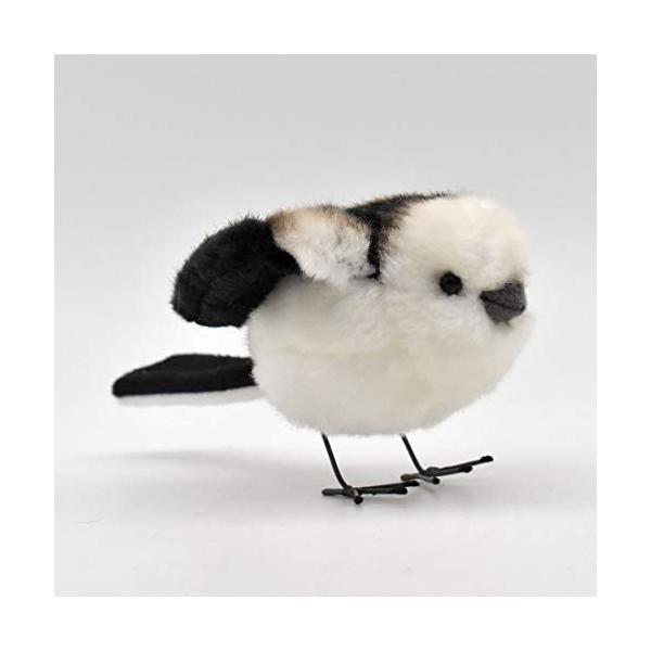 白、黒/16 x 7 x 8 cm/BH7638・商品タイプ：リアルな動物のぬいぐるみ・動物：シマエナガ・HANSAとは1972年にオーストラリアで創業して以来、地球上に生息する動物を中心に様々な生物を研究し、細部までリアルに再現したぬいぐ...