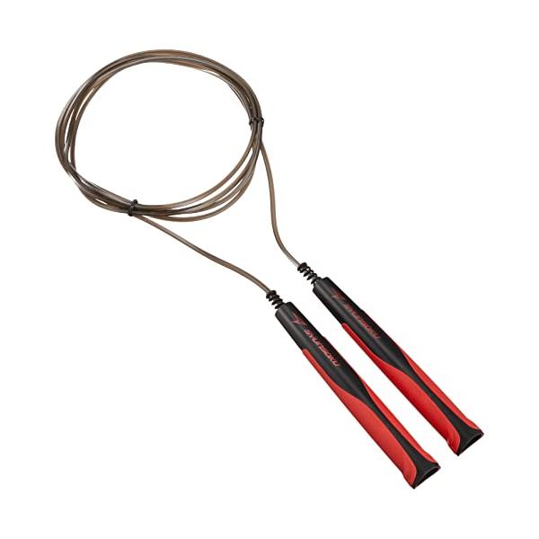 ブラックレッド/-/103560・Color:ブラックレッド・パッケージ個数:1・特徴二色成型のグリップで握りやすく、ファイバーロープで縄の耐久性が高いEXモデルの縄跳び・仕様六面体ロープが軽快な風切り音を起こしリズミカルに跳べる・サイズ全...