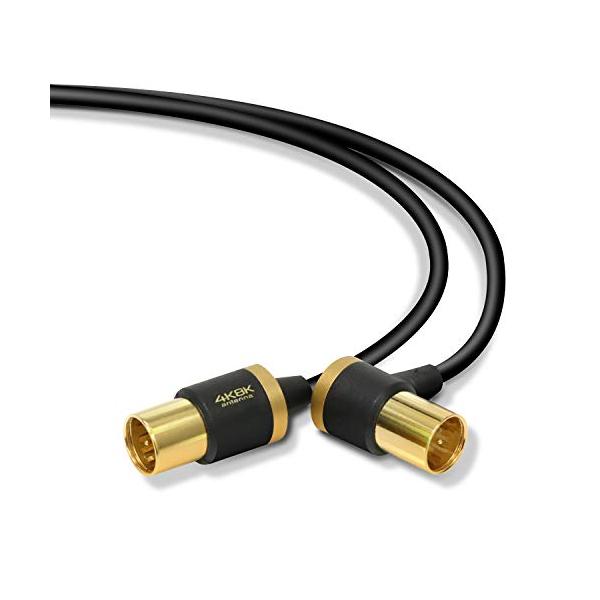 L字-ストレートブラック/2.0ｍ/DH-ATLS48K20BK・Size:2.0ｍColor:ブラックPatternName:単品・パッケージ個数:1・コネクタ片側に、お部屋の壁に沿って設置ができる小型L字コネクタを採用しています。・ノイ...