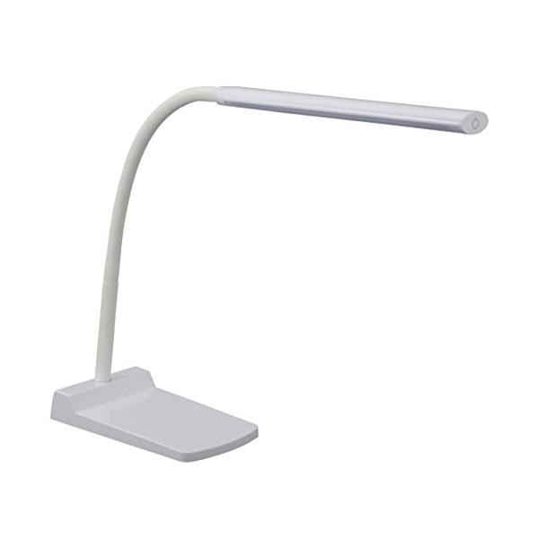 ミニマリストホワイト/-/DS-LS24-W・Color:ホワイト・パッケージ個数:1・広範囲を明るく照らすセードのLEDデスクランプ・フレキシブルアーム採用・電源：専用ACアダプター 入力…AC100V〜 50/60Hz 12VA、出力…...