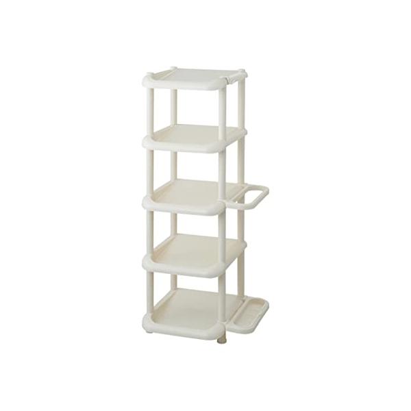 5足アイボリー/5足/219257・Color:アイボリーStyle:5足・パッケージ個数:1・本体サイズ:約W355×D310×H870mm・本体重量:約1.25kg・素材・材質:ポリプロピレン・生産国:日本・靴5足、傘5本収納可