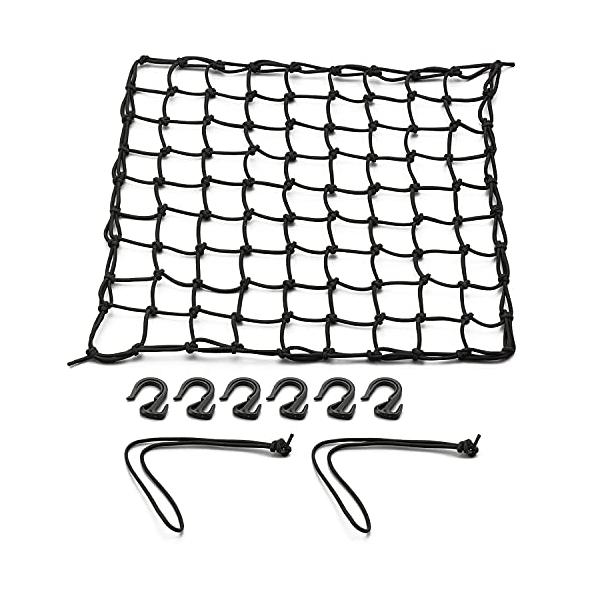 ブラック/L(400×400mm)/72185・Color:ブラックSize:L(400×400mm)・パッケージ個数:1・仕様1ネットは直径4.0mmゴム製。程よい伸縮性と長期耐久性を実現しました。・仕様2ネットを45mmの小さなマス目に...