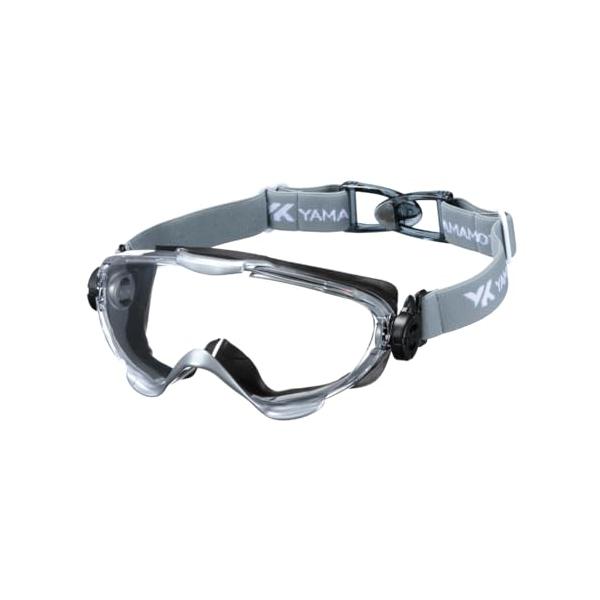 バックルベルト2)ブラック×シルバー/Free Size/YG-6000BB・PatternName:両面:キズ防止+くもり止めStyle:バックルベルト・パッケージ個数:1・一体型ワイド球面レンズ。上下左右の広い視界を実現します。PET-...