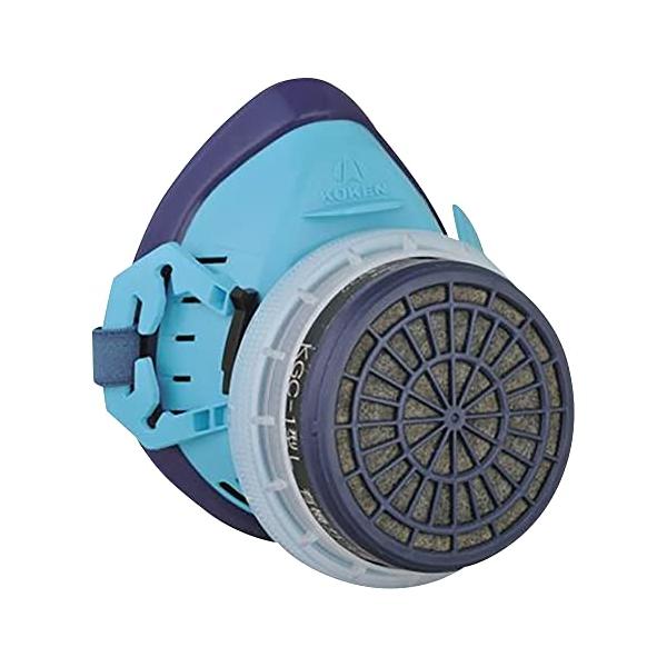 -/Free Size/234672.0・パッケージ個数:1・原産国:日本・材質:接顔部/シリコーンゴム ボンネット面体部/ポリプロピレン・規格:直結式小型防毒マスク・吸気抵抗:25Pa・排気抵抗:45Pa