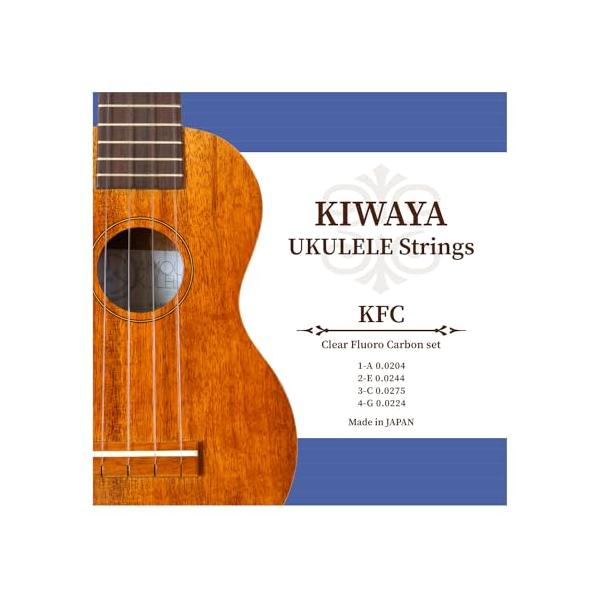 KFC フロロカーボン弦 セット-/-/KFC・Style:KFC フロロカーボン弦 セット・パッケージ個数:1・KIWAYAオリジナルのクリアフロロカーボン弦。・弾きやすく、透明感のある明るいサウンド。(ソプラノ~テナーサイズ対応)・4弦...