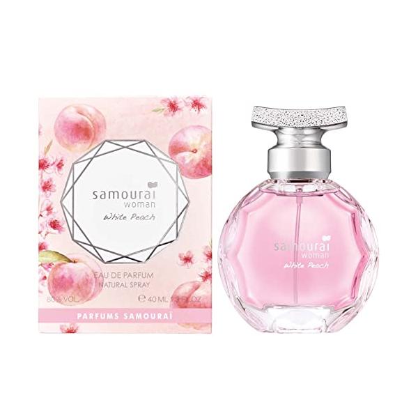 -/40ml/293135・パッケージ個数:1・清楚で芯の強さを持ち合わせたサムライウーマンが新しい可能性を見せる、よりフレッシュで輝きに満ちたフレグランス。みずみずしく甘く優しい香りは、新たな出会いや大好きな人との幸せ気分を予感させてくれます。